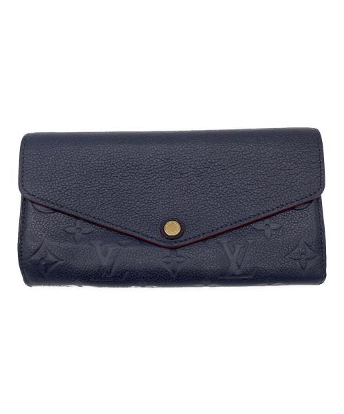LOUIS VUITTON（ルイ ヴィトン）LOUIS VUITTON (ルイ ヴィトン) ポルトフォイユ・サラ ネイビーの古着・服飾アイテム