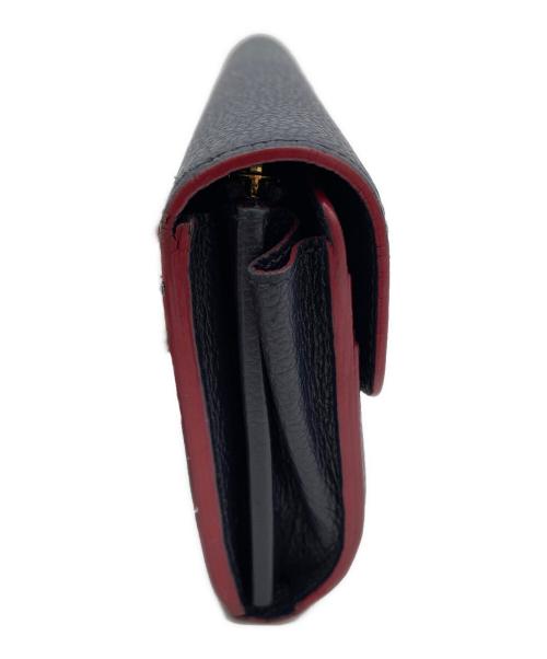 LOUIS VUITTON（ルイ ヴィトン）LOUIS VUITTON (ルイ ヴィトン) ポルトフォイユ・サラ ネイビーの古着・服飾アイテム