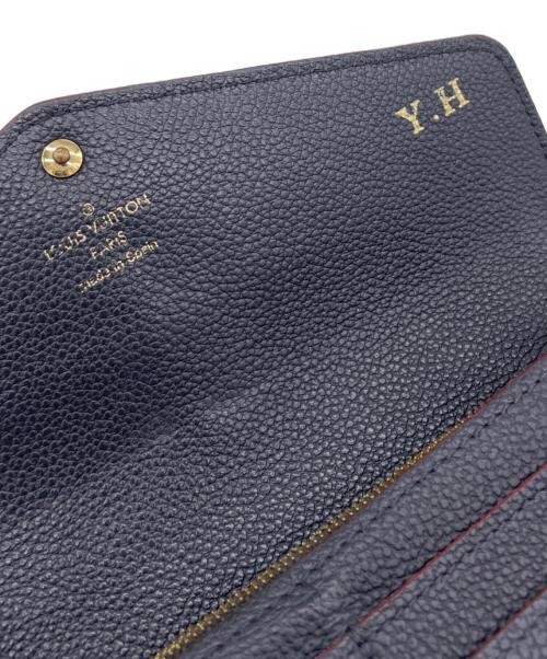 LOUIS VUITTON（ルイ ヴィトン）LOUIS VUITTON (ルイ ヴィトン) ポルトフォイユ・サラ ネイビーの古着・服飾アイテム