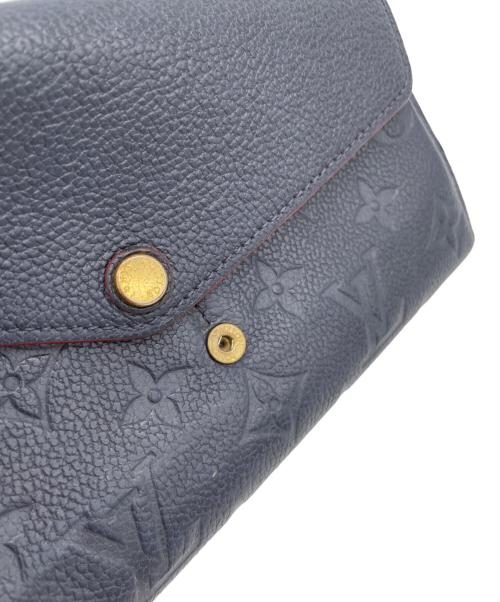 LOUIS VUITTON（ルイ ヴィトン）LOUIS VUITTON (ルイ ヴィトン) ポルトフォイユ・サラ ネイビーの古着・服飾アイテム