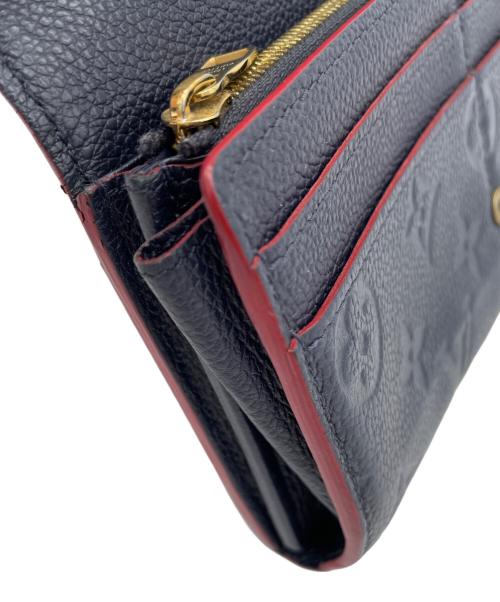 LOUIS VUITTON（ルイ ヴィトン）LOUIS VUITTON (ルイ ヴィトン) ポルトフォイユ・サラ ネイビーの古着・服飾アイテム