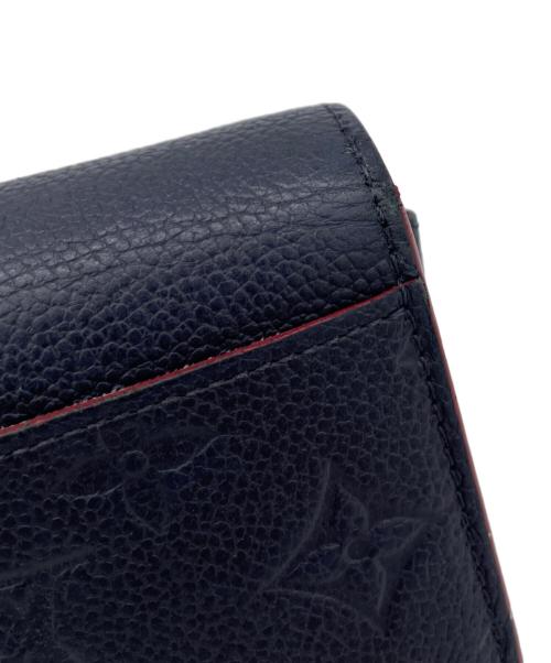LOUIS VUITTON（ルイ ヴィトン）LOUIS VUITTON (ルイ ヴィトン) ポルトフォイユ・サラ ネイビーの古着・服飾アイテム