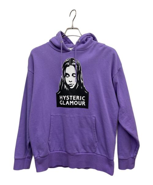 Hysteric Glamour（ヒステリックグラマー）Hysteric Glamour (ヒステリックグラマー) X-girl (エックスガール) パーカー パープル サイズ:Sの古着・服飾アイテム