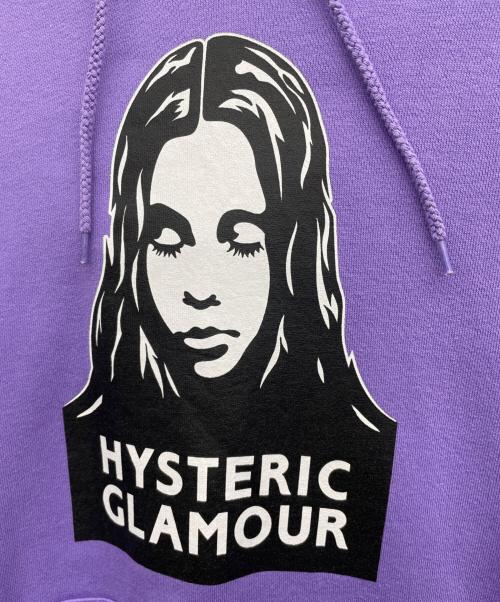 Hysteric Glamour（ヒステリックグラマー）Hysteric Glamour (ヒステリックグラマー) X-girl (エックスガール) パーカー パープル サイズ:Sの古着・服飾アイテム