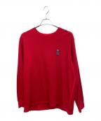 POLO RALPH LAURENポロ・ラルフローレン）の古着「長袖カットソー」｜レッド