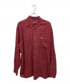 CHAPSチャップス）の古着「長袖シャツ」｜レッド