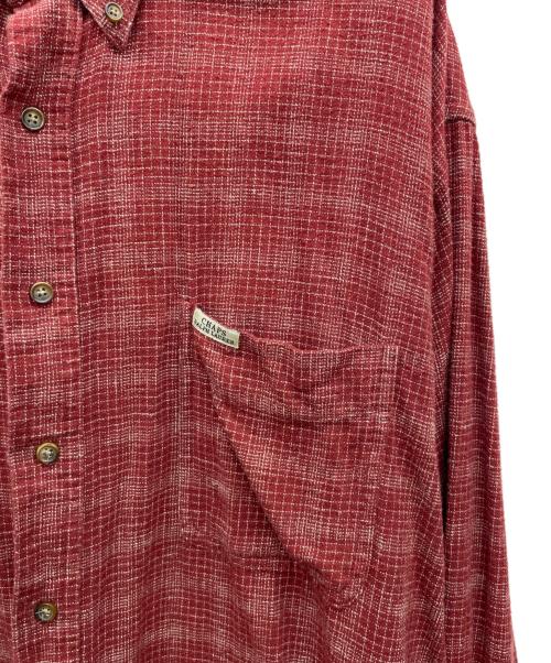 CHAPS（チャップス）CHAPS (チャップス) 長袖シャツ レッド サイズ:XLの古着・服飾アイテム