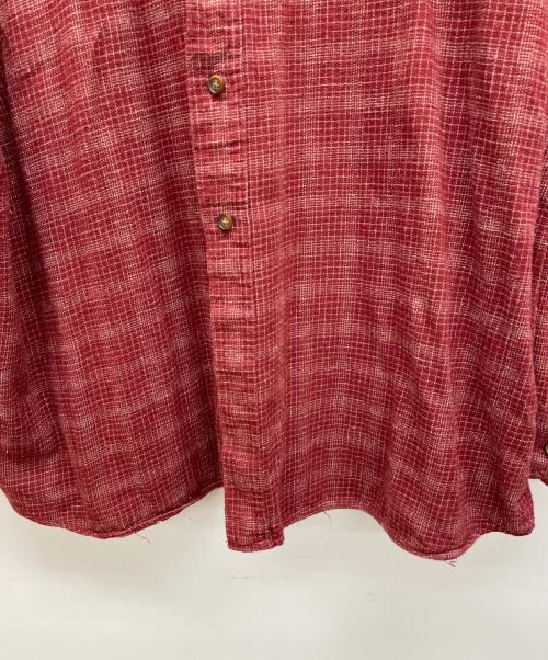 CHAPS（チャップス）CHAPS (チャップス) 長袖シャツ レッド サイズ:XLの古着・服飾アイテム
