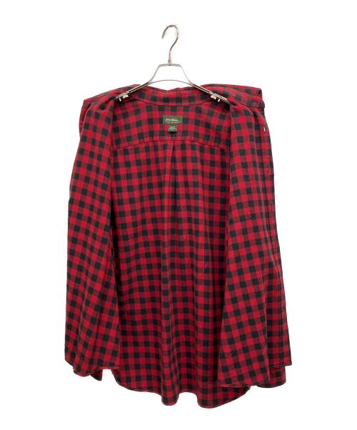 Eddie Bauer（エディーバウアー）Eddie Bauer (エディーバウアー) 長袖シャツ レッド サイズ:XLの古着・服飾アイテム