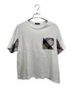 BLACK LABEL CRESTBRIDGEブラックレーベル クレストブリッジ）の古着「半袖カットソー」｜ホワイト