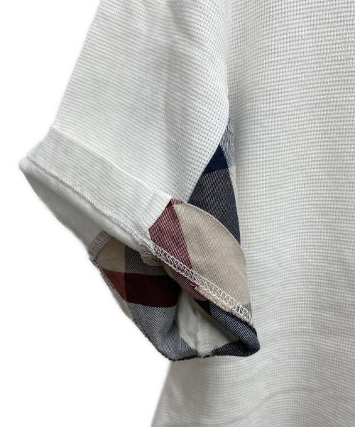 BLACK LABEL CRESTBRIDGE（ブラックレーベル クレストブリッジ）BLACK LABEL CRESTBRIDGE (ブラックレーベル クレストブリッジ) 半袖カットソー ホワイト サイズ:LLの古着・服飾アイテム