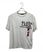 BLACK LABEL CRESTBRIDGEブラックレーベル クレストブリッジ）の古着「半袖カットソー」｜ホワイト