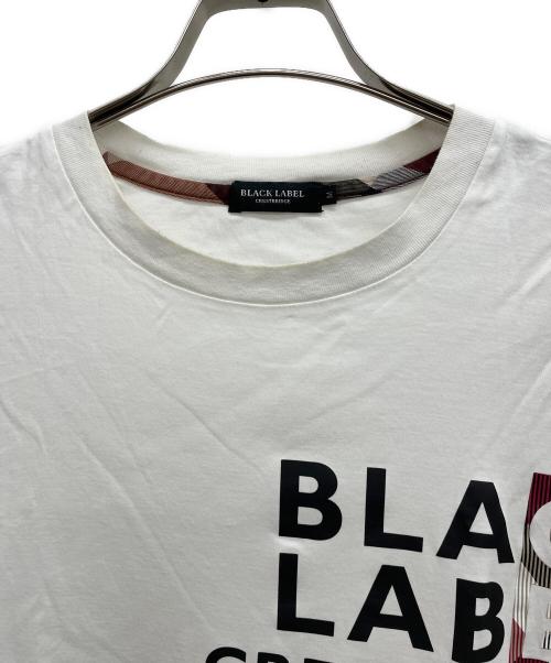 BLACK LABEL CRESTBRIDGE（ブラックレーベル クレストブリッジ）BLACK LABEL CRESTBRIDGE (ブラックレーベル クレストブリッジ) 半袖カットソー ホワイト サイズ:Mの古着・服飾アイテム