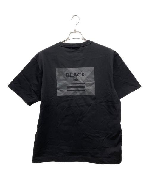 BLACK LABEL CRESTBRIDGE（ブラックレーベル クレストブリッジ）BLACK LABEL CRESTBRIDGE (ブラックレーベル クレストブリッジ) 半袖カットソー ブラック サイズ:LLの古着・服飾アイテム