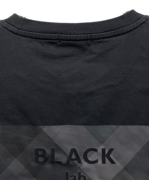 BLACK LABEL CRESTBRIDGE（ブラックレーベル クレストブリッジ）BLACK LABEL CRESTBRIDGE (ブラックレーベル クレストブリッジ) 半袖カットソー ブラック サイズ:LLの古着・服飾アイテム