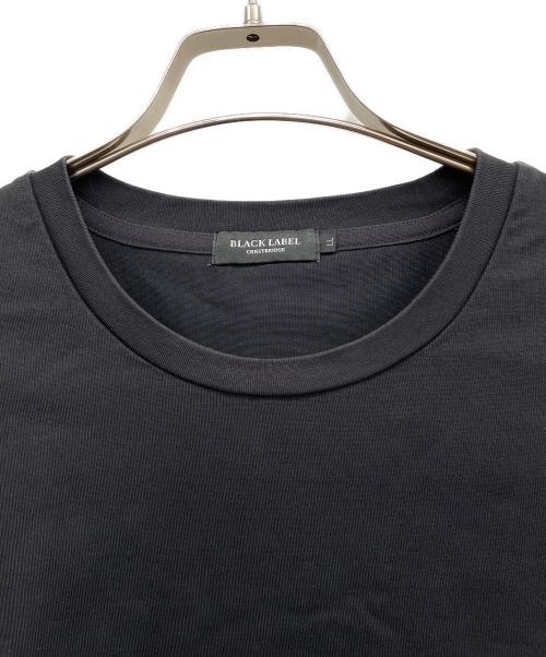 BLACK LABEL CRESTBRIDGE（ブラックレーベル クレストブリッジ）BLACK LABEL CRESTBRIDGE (ブラックレーベル クレストブリッジ) 半袖カットソー ブラック サイズ:LLの古着・服飾アイテム