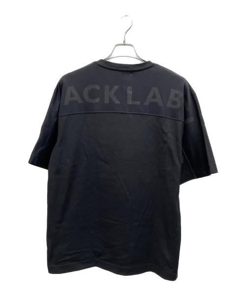 BLACK LABEL CRESTBRIDGE（ブラックレーベル クレストブリッジ）BLACK LABEL CRESTBRIDGE (ブラックレーベル クレストブリッジ) 半袖カットソー ブラック サイズ:Lの古着・服飾アイテム