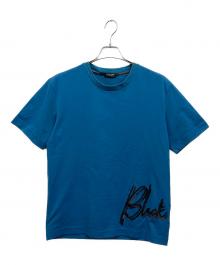 BLACK LABEL CRESTBRIDGE（ブラックレーベル クレストブリッジ）の古着「半袖カットソー」｜ブルー