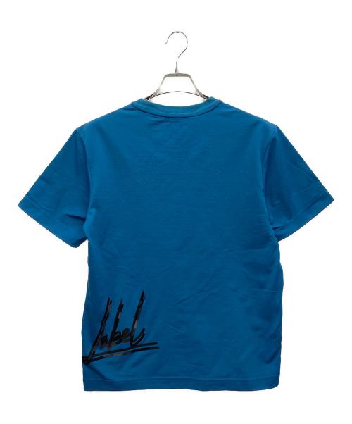 BLACK LABEL CRESTBRIDGE（ブラックレーベル クレストブリッジ）BLACK LABEL CRESTBRIDGE (ブラックレーベル クレストブリッジ) 半袖カットソー ブルー サイズ:Mの古着・服飾アイテム