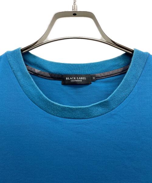 BLACK LABEL CRESTBRIDGE（ブラックレーベル クレストブリッジ）BLACK LABEL CRESTBRIDGE (ブラックレーベル クレストブリッジ) 半袖カットソー ブルー サイズ:Mの古着・服飾アイテム