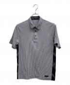 BLACK LABEL CRESTBRIDGEブラックレーベル クレストブリッジ）の古着「ポロシャツ」｜ネイビー