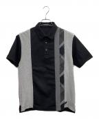 BLACK LABEL CRESTBRIDGEブラックレーベル クレストブリッジ）の古着「ポロシャツ」｜ブラック