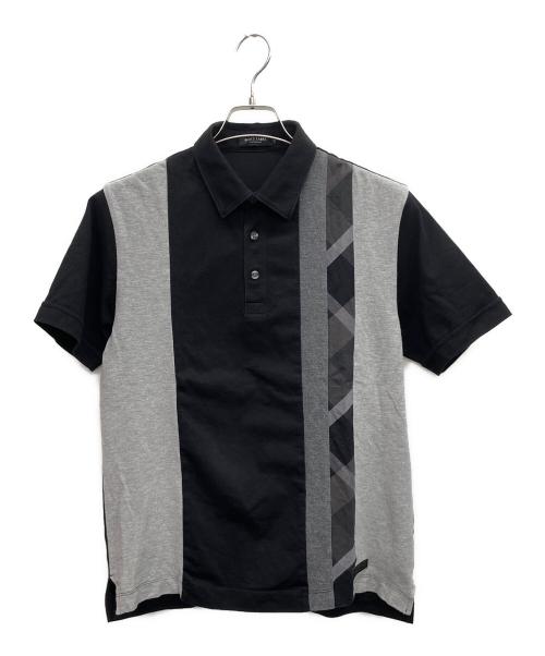 BLACK LABEL CRESTBRIDGE（ブラックレーベル クレストブリッジ）BLACK LABEL CRESTBRIDGE (ブラックレーベル クレストブリッジ) ポロシャツ ブラック サイズ:Mの古着・服飾アイテム
