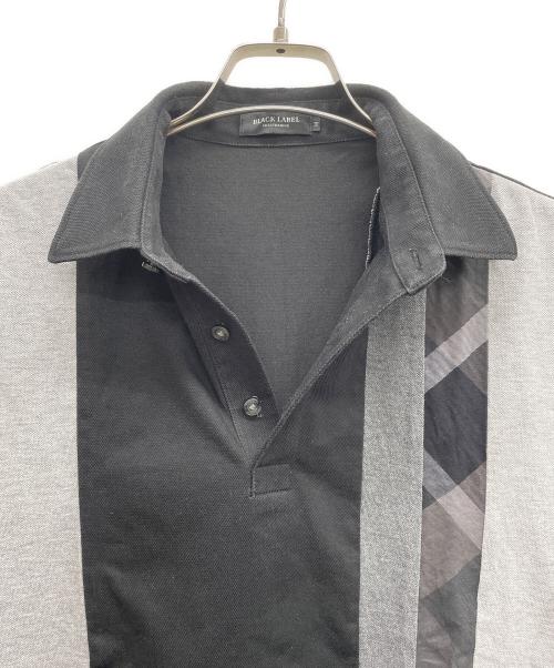 BLACK LABEL CRESTBRIDGE（ブラックレーベル クレストブリッジ）BLACK LABEL CRESTBRIDGE (ブラックレーベル クレストブリッジ) ポロシャツ ブラック サイズ:Mの古着・服飾アイテム