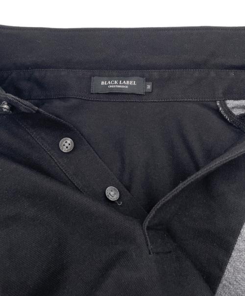 BLACK LABEL CRESTBRIDGE（ブラックレーベル クレストブリッジ）BLACK LABEL CRESTBRIDGE (ブラックレーベル クレストブリッジ) ポロシャツ ブラック サイズ:Mの古着・服飾アイテム