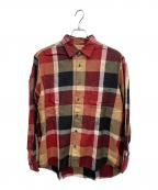 BLACK LABEL CRESTBRIDGEブラックレーベル クレストブリッジ）の古着「長袖シャツ」｜レッド