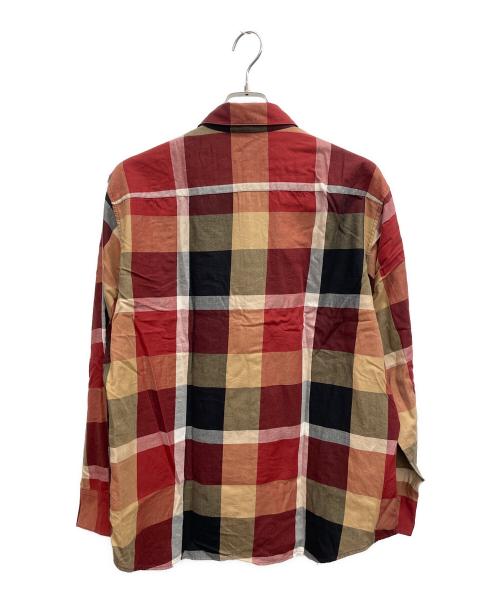 BLACK LABEL CRESTBRIDGE（ブラックレーベル クレストブリッジ）BLACK LABEL CRESTBRIDGE (ブラックレーベル クレストブリッジ) 長袖シャツ レッド サイズ:LLの古着・服飾アイテム