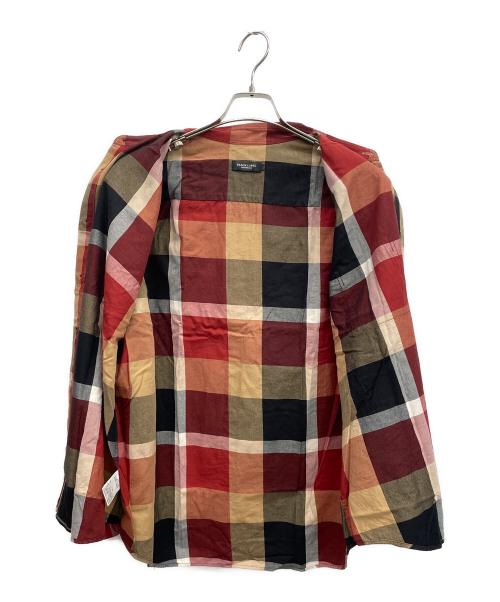 BLACK LABEL CRESTBRIDGE（ブラックレーベル クレストブリッジ）BLACK LABEL CRESTBRIDGE (ブラックレーベル クレストブリッジ) 長袖シャツ レッド サイズ:LLの古着・服飾アイテム