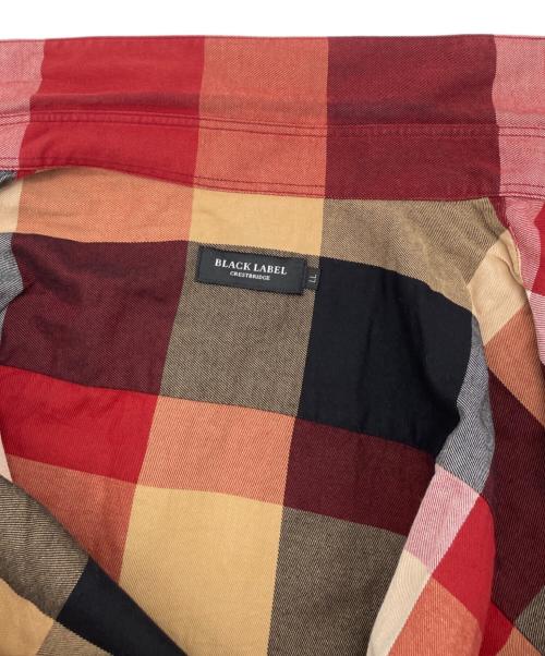 BLACK LABEL CRESTBRIDGE（ブラックレーベル クレストブリッジ）BLACK LABEL CRESTBRIDGE (ブラックレーベル クレストブリッジ) 長袖シャツ レッド サイズ:LLの古着・服飾アイテム