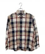 BLACK LABEL CRESTBRIDGEブラックレーベル クレストブリッジ）の古着「長袖シャツ」｜ベージュ