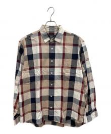 BLACK LABEL CRESTBRIDGE（ブラックレーベル クレストブリッジ）の古着「長袖シャツ」｜ベージュ