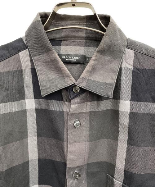 BLACK LABEL CRESTBRIDGE（ブラックレーベル クレストブリッジ）BLACK LABEL CRESTBRIDGE (ブラックレーベル クレストブリッジ) 長袖シャツ グレー サイズ:LLの古着・服飾アイテム
