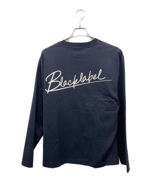 BLACK LABEL CRESTBRIDGE（ブラックレーベル クレストブリッジ）BLACK LABEL CRESTBRIDGE (ブラックレーベル クレストブリッジ) 長袖カットソー ネイビー サイズ:LLの古着・服飾アイテム
