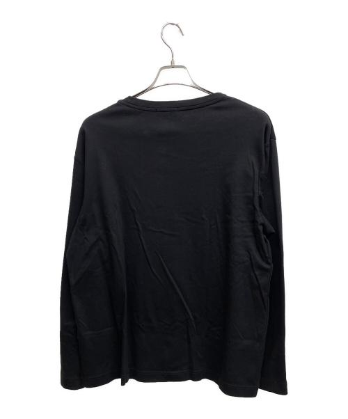 BLACK LABEL CRESTBRIDGE（ブラックレーベル クレストブリッジ）BLACK LABEL CRESTBRIDGE (ブラックレーベル クレストブリッジ) 長袖カットソー ブラック サイズ:LLの古着・服飾アイテム