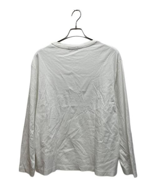 BLACK LABEL CRESTBRIDGE（ブラックレーベル クレストブリッジ）BLACK LABEL CRESTBRIDGE (ブラックレーベル クレストブリッジ) 長袖カットソー ホワイト サイズ:LLの古着・服飾アイテム