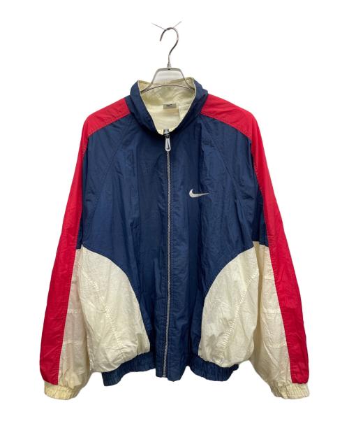 NIKE（ナイキ）NIKE (ナイキ) ナイロンジャケット ネイビー サイズ:Lの古着・服飾アイテム