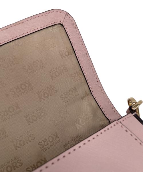 MICHAEL KORS（マイケル・コース）MICHAEL KORS (マイケル・コース) ショルダーバッグ ピンクの古着・服飾アイテム