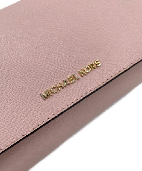 MICHAEL KORS（マイケル・コース）MICHAEL KORS (マイケル・コース) ショルダーバッグ ピンクの古着・服飾アイテム