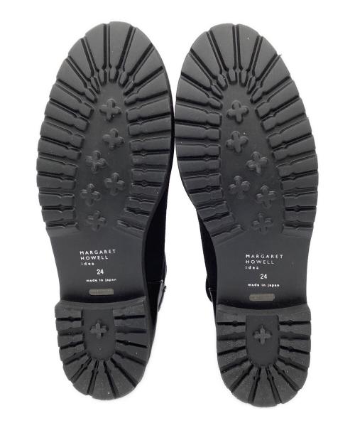 MARGARET HOWELL idea（マーガレット ハウエル アイディア）MARGARET HOWELL idea (マーガレット ハウエル アイディア) エンジニアブーツ ブラック サイズ:24cm 未使用品の古着・服飾アイテム