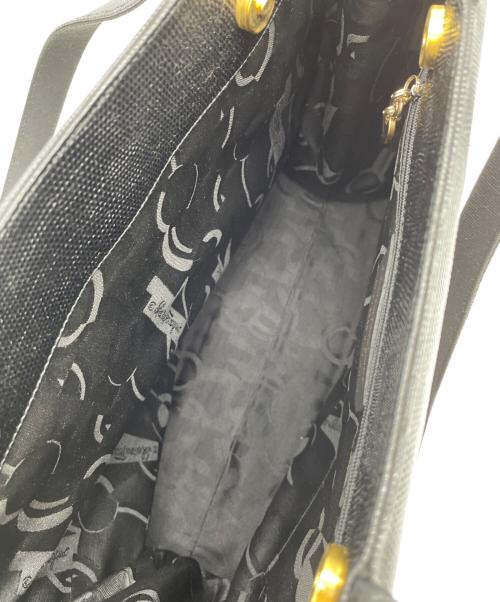 Salvatore Ferragamo（サルヴァトーレ フェラガモ）Salvatore Ferragamo (サルヴァトーレ フェラガモ) トートバッグ ブラックの古着・服飾アイテム