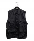 THRIFTY LOOKスリフティールック）の古着「ミリタリーベスト」｜ブラック