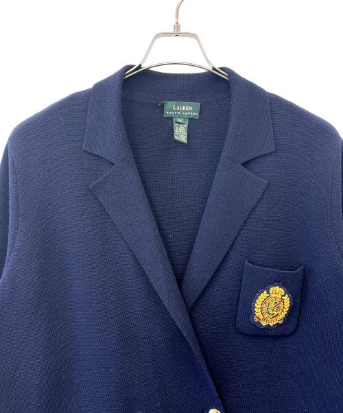 LAUREN RALPH LAUREN（ローレンラルフローレン）LAUREN RALPH LAUREN (ローレンラルフローレン) LAUREN RALPH LAUREN　テーラードジャケット ネイビー サイズ:1Xの古着・服飾アイテム