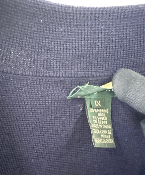 LAUREN RALPH LAUREN（ローレンラルフローレン）LAUREN RALPH LAUREN (ローレンラルフローレン) LAUREN RALPH LAUREN　テーラードジャケット ネイビー サイズ:1Xの古着・服飾アイテム