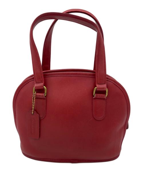COACH（コーチ）COACH (コーチ) ハンドバッグ レッドの古着・服飾アイテム