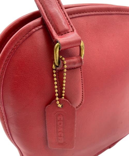 COACH（コーチ）COACH (コーチ) ハンドバッグ レッドの古着・服飾アイテム