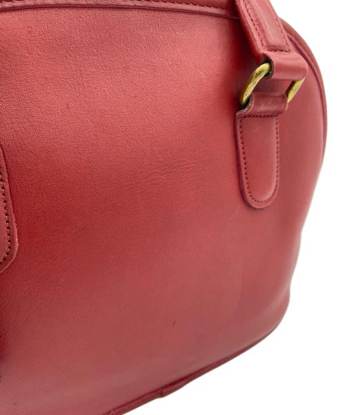 COACH（コーチ）COACH (コーチ) ハンドバッグ レッドの古着・服飾アイテム